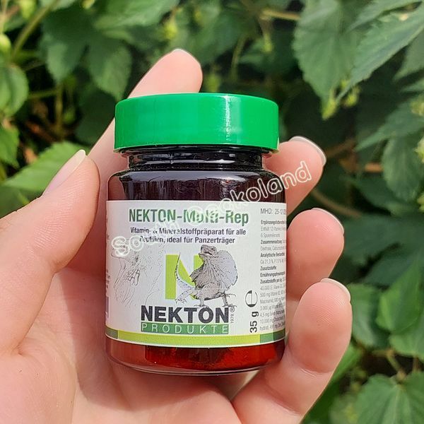 Витамины для рептилий Nekton Multi Rep 35г комплекс витаминный для гекконов, ящериц оригинальная упаковка 540G-OF-071 фото