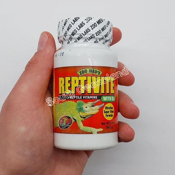 Витамины ZooMed 57г для рептилий и амфибий оригинальная упаковка Reptivite&nbsp;with D3 525F-ZD-057 фото