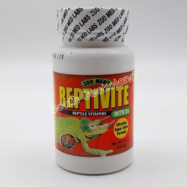 Витамины ZooMed 57г для рептилий и амфибий оригинальная упаковка Reptivite&nbsp;with D3 525F-ZD-057 фото