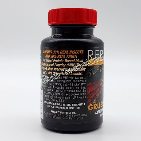 Каша для всеядных гекконов 85г Repashy Crested Gecko Diet Grubs 'N' Fruit 85g 900B-OF-077 фото