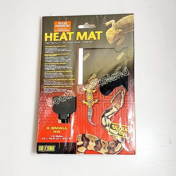 Термоковрик 12*10см 4Вт Exo Terra Heat Mat фирменный Мат с подогревом - Обогрев рептилий, животных 200F-AK-315 фото
