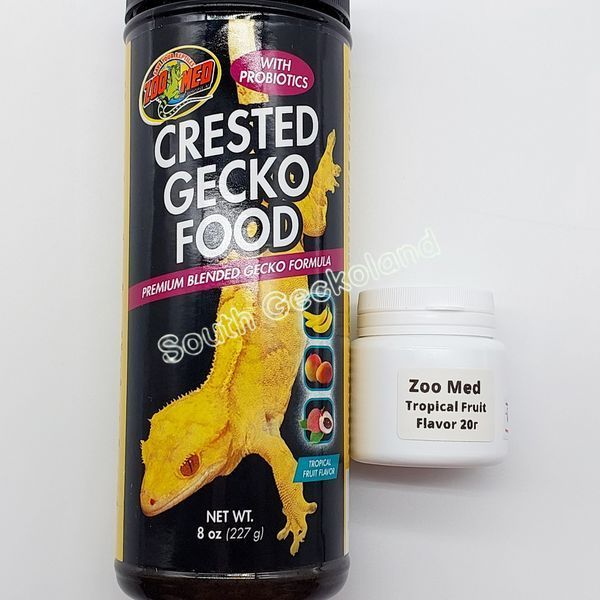 Каша для всеядных гекконов 20г на развес Zoo Med Crested Gecko Food Tropical Fruit Flavor пюре для бананоедов 905H-FX-153 фото