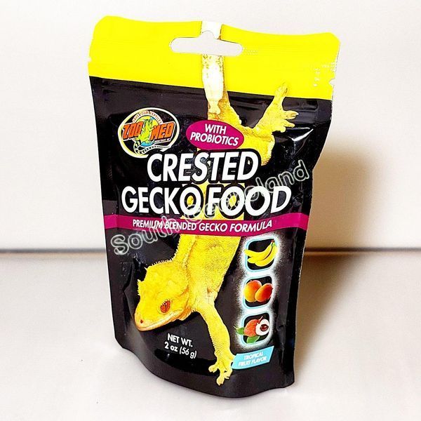 Каша для всеядных гекконов 56г Zoo Med Crested Gecko Food Tropical Fruit Flavor 905M-ZK-338 фото
