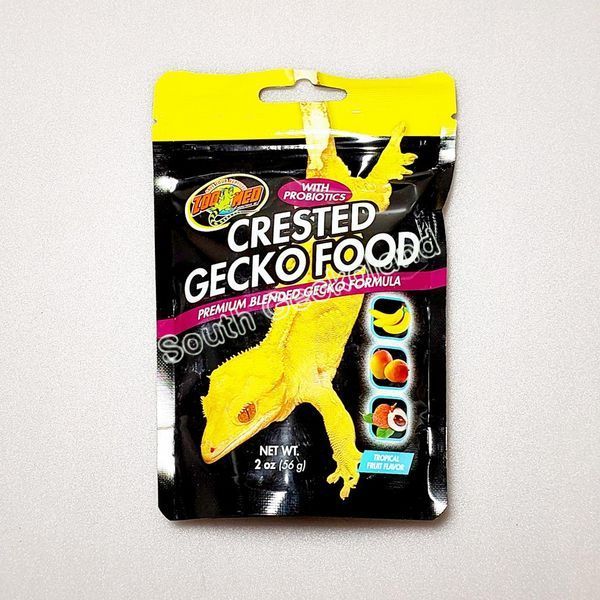 Каша для всеядных гекконов 56г Zoo Med Crested Gecko Food Tropical Fruit Flavor 905M-ZK-338 фото