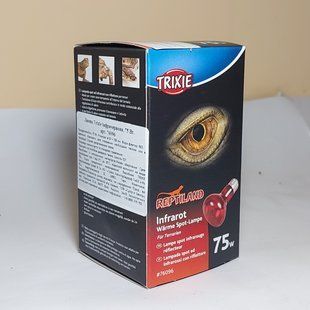 Лампа для обогрева Trixie 75W Инфракрасная лампа накаливания Обогрев рептилий, животных 220U-OC-339 фото