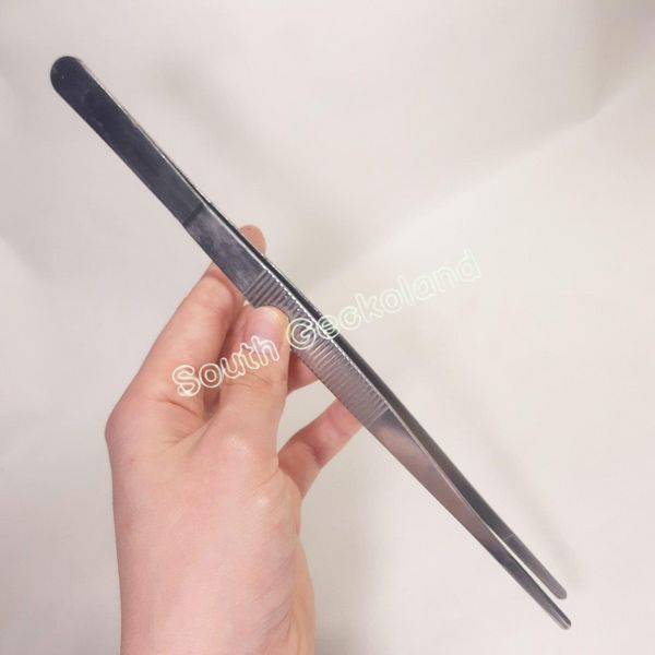 Пинцет 25см металлический Zoo Med Stainless Steel Feeding Tongs для кормления рептилий, гекконов, змей, ящериц 311G-AI-966 фото