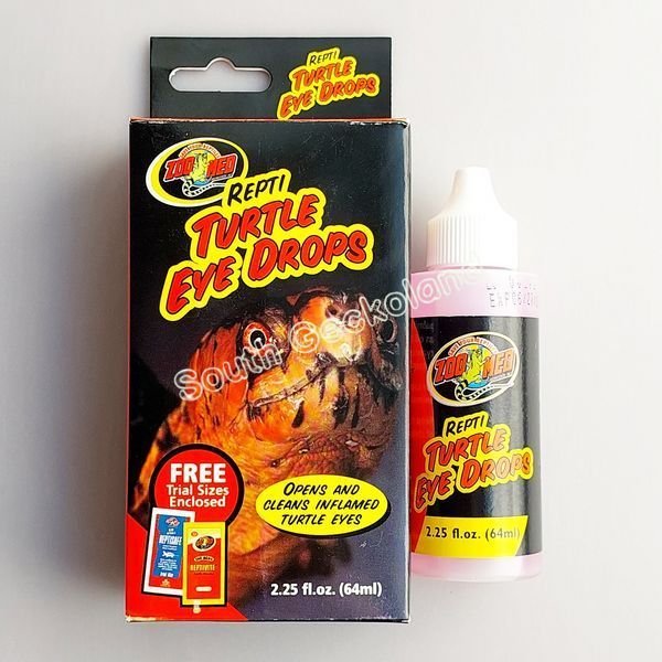 Очні краплі для черепах Zoo Med Repti Turtle Eye Drops 64 ml Краплі для лікування очей черепах 1500I-GW-881 фото