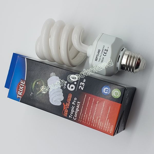 УФ лампа "Tropic Pro Compact 6.0" для тропічних рептилій Компактна TRIXIE 23 W, E27 Ультрафіолетова лампа 1000Z-FS-134 фото