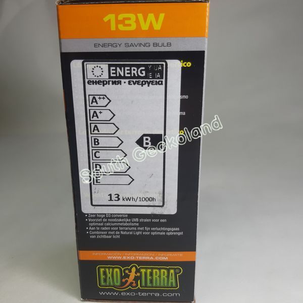 УФ лампа Repti Glo 10.0 Exo Terra Reptile UVB 150, 13 W, E27 130-10-13 фото