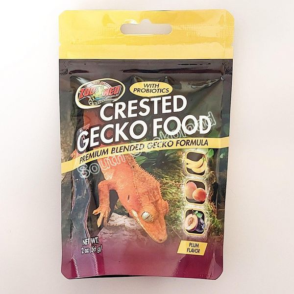 Каша для всеядных гекконов 56г Zoo Med Crested Gecko Diet Food Plum With Probiotics 905X-GG-634 фото