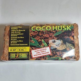 Наповнювач Exo Terra Coco Husk 9л великий для тераріуму Кокосові чіпси субстрат пресований 631C-LW-110 фото