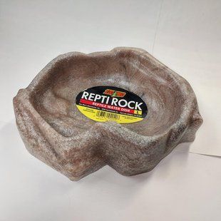 Напувалка-купалка Л велика для рептилій Zoo Med Repti Rock Water Dish коричнева 715X-DG-414 фото